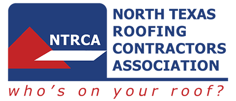 North Texas Roofing Contractors Association logo with red and blue design.