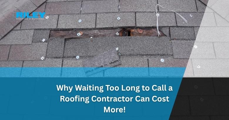 Damaged roof shingles with exposed wood and loose nails, part of roofing repair work.